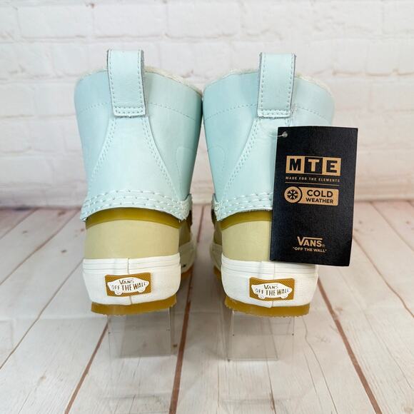 Vans Standard Mid V Snow MTE Shoes Light Blue Women's Size 8 - Picture 8 of 10